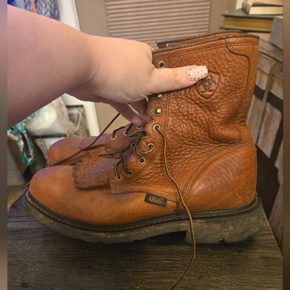 Ariat Men's Cascade Steel Toe Work Boots Size 11ee